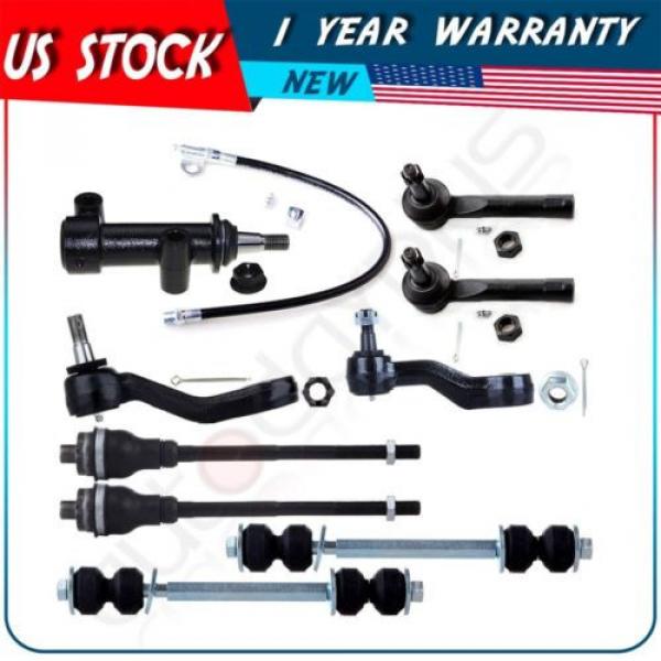 Suspension Sway Bar Tie Rod End Pitman &amp; Idler Arm Bracket For Chevrolet Tahoe #1 image