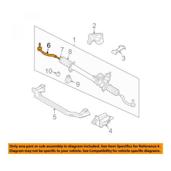 VOLVO OEM 03-11 XC90 Steering Gear-Outer Tie Rod End 31201229 #1 image