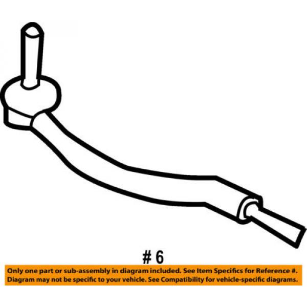 VOLVO OEM 03-11 XC90 Steering Gear-Outer Tie Rod End 31201229 #2 image