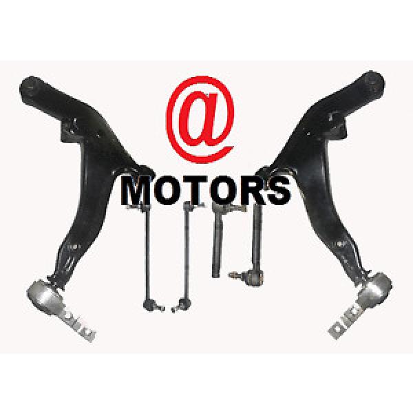 Kit Lower Control Arms Outer Tie Rod Ends Sway Bars Fits Murano 2005 2006 2007 #1 image