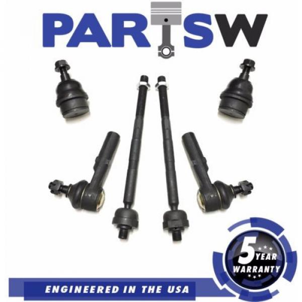 6 Pc Suspension Kit for JEEP Commander Grand Cherokee Inner &amp; Outer Tie Rod Ends #1 image