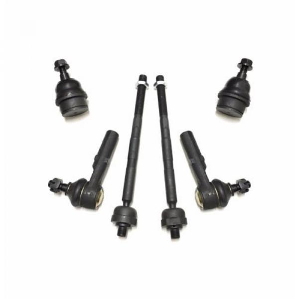 6 Pc Suspension Kit for JEEP Commander Grand Cherokee Inner &amp; Outer Tie Rod Ends #2 image