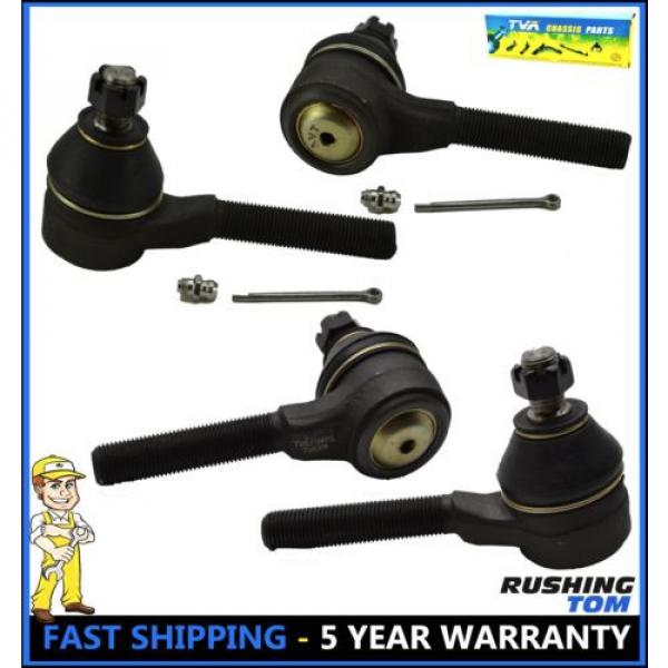 4 Pcs Inner &amp; Outer Tie Rod Ends Kit Front Dodge Charger Dart Dakota Chrysler #1 image