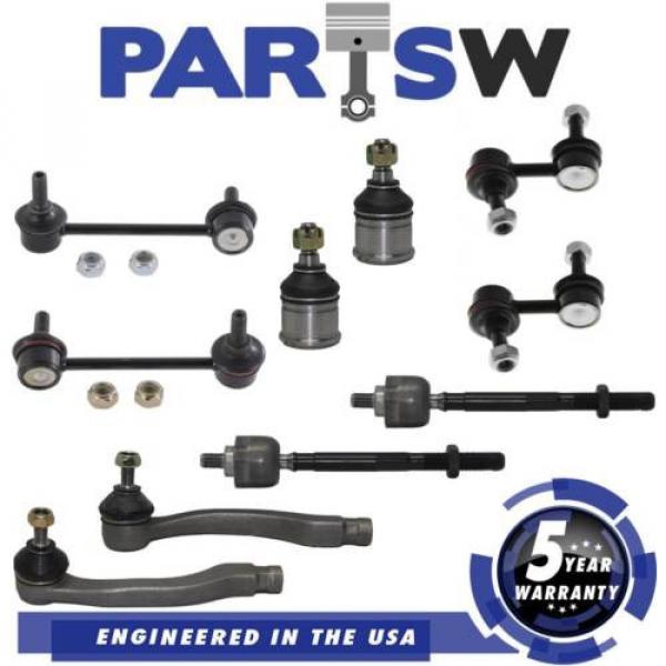 Honda CRV Suspension Front &amp; Rear Sway Bar Link Ball Joints Inner Outer Tie Rods #1 image