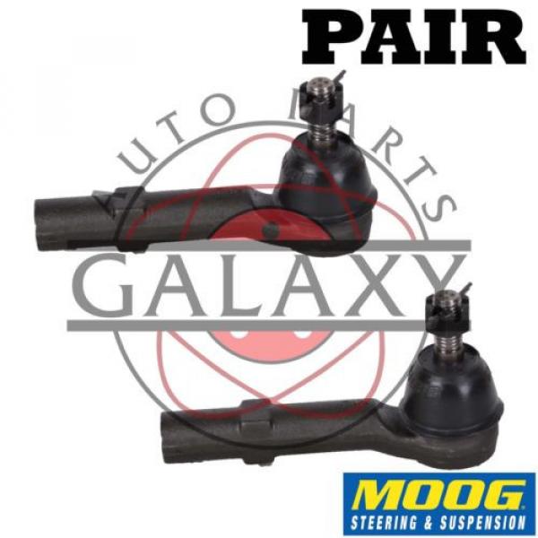 Moog New Outer Tie Rod End Pair For Escalade Sierra Silverado Tahoe Yukon Hybrid #1 image