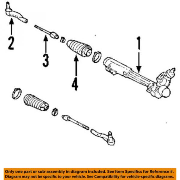 FORD OEM Steering Gear-Outer Tie Rod End 3W1Z3A130BB #3 image