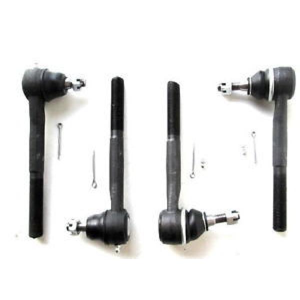 1988-2000 CHEVROLET K2500 TIE ROD END FRONT INN &amp; OUT DRIVER &amp; PASSENGER 4PCS #1 image