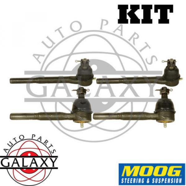 Moog New Replacement Complete Inner &amp; Outer Tie Rod End PairS For Chevrolet GMC #1 image