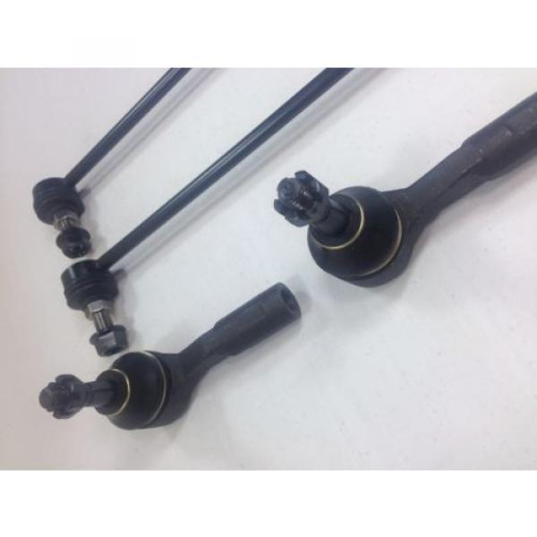 4 Piece Suspension Set Sway Bar Links Outer Tie Rod Ends 2 Year Warranty #3 image