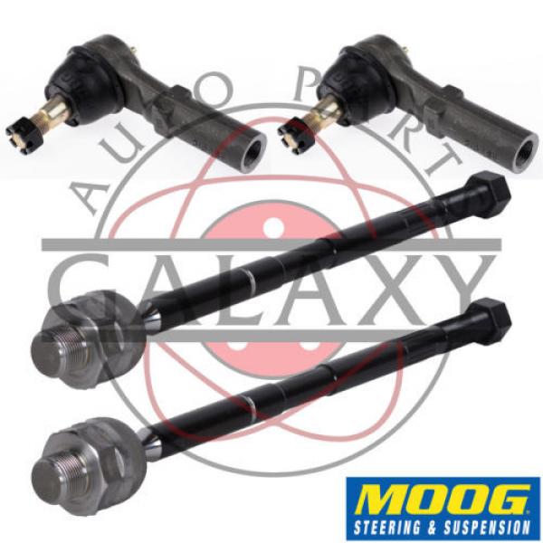 Moog New Inner &amp; Outer Tie Rod Ends For Dodge Ram 2500 3500 03-10 2WD #1 image