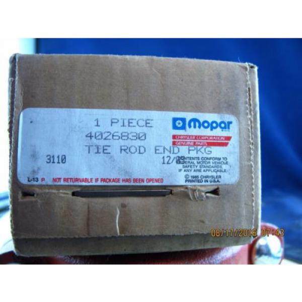 NEW OEM Mopar Tie Rod End RH 4026830 Dodge W250 W350 4WD / ES2010R [B5BB] #3 image