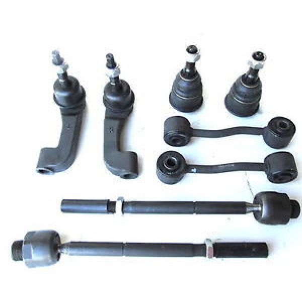 2002-2004 JEEP LIBERTY TIE ROD END FRONT OUTER INNER &amp; SWAY BAR &amp; BALL JOINT 8PC #1 image