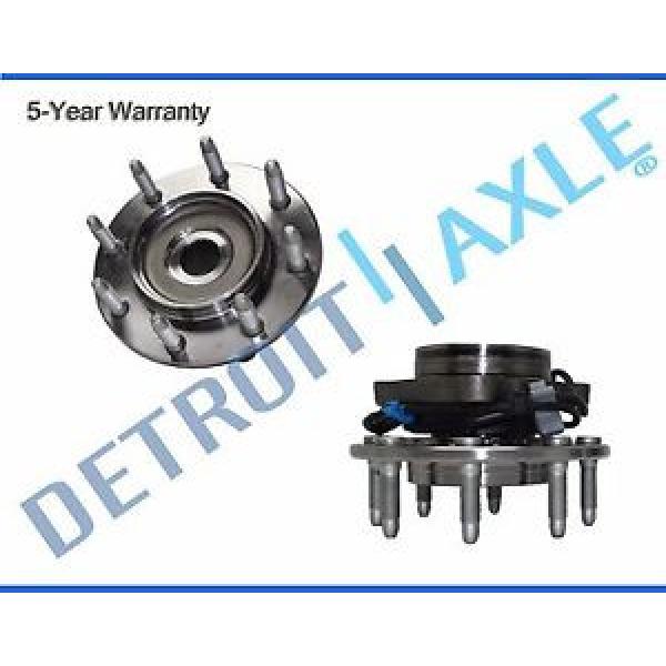 Both (2) New Front Wheel Hub and Bearing Assembly for Chevy GMC Trucks 4x4 ABS #1 image