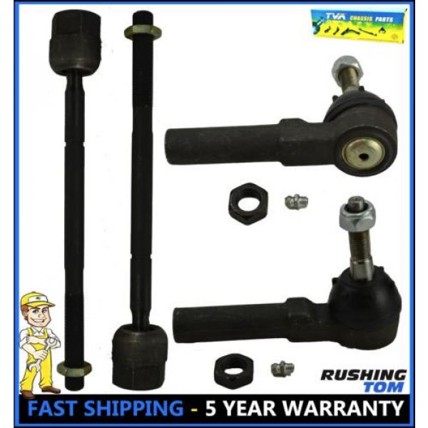 4 Pcs Kit Front Left Right Inner &amp; Outer Tie Rod End Dodge Plymouth Neon 95-99 #1 image