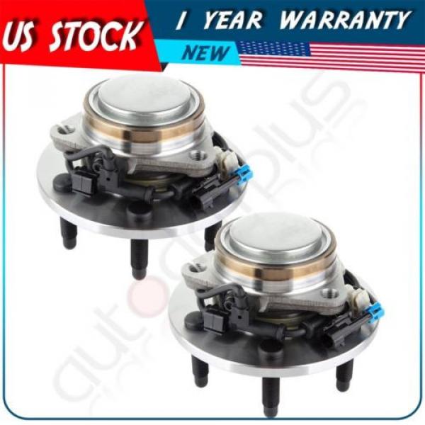 Both (2) New Complete Front Wheel Hub Bearing Assembly Fits Chevy/GMC Trucks 2WD #1 image