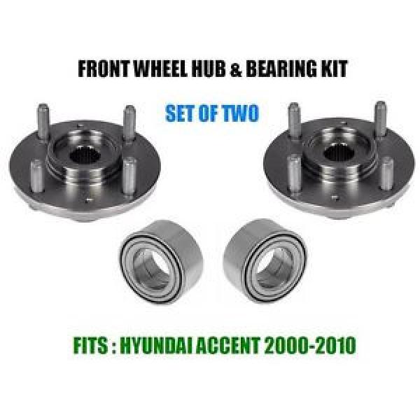 Front Wheel Hub &amp; Bearing Kit Assembly SPK604 510055   SET OF TWO #1 image