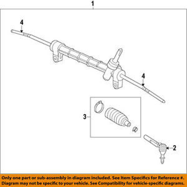 GM OEM Steering Gear-Inner Tie Rod End 19207056 #1 image