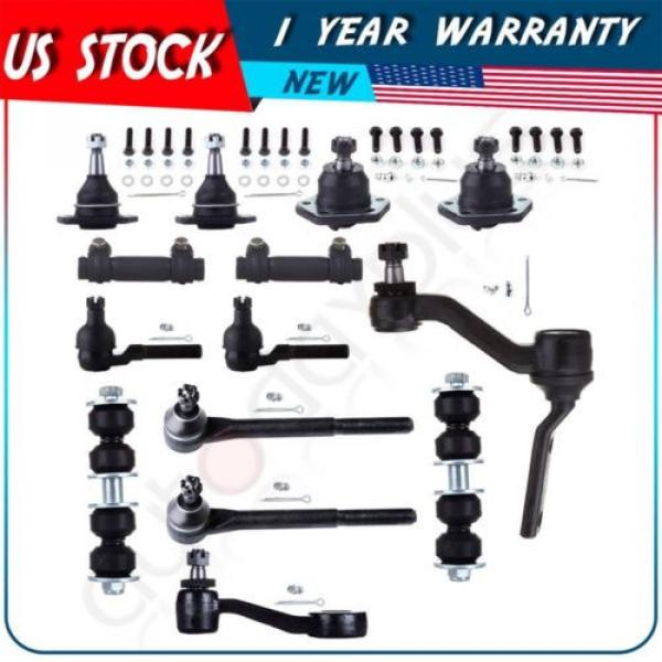 14 Pc Suspension Set Tie Rod Ends For 1998-2003 CHEVROLET S10 PICK-UP 4WD #1 image