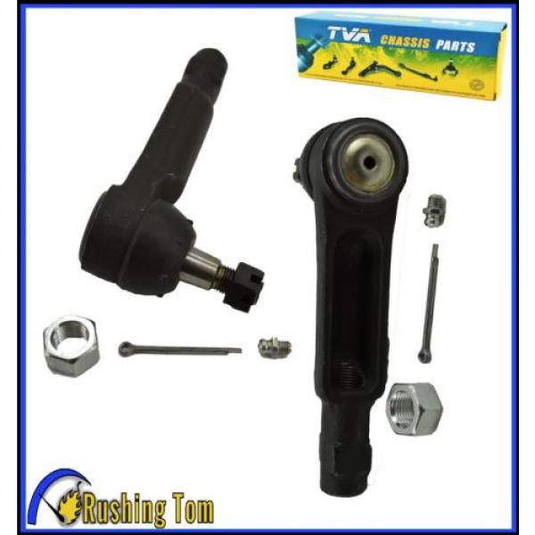 2 Pc Kit Outer Tie Rod Ends Fits Ford Mustang 82-93 Cougar Capri Thunderbird #2 image