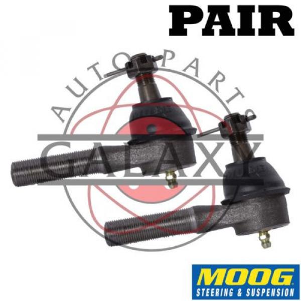 Moog New Outer Tie Rod End Pair For Cadillac Calasis Deville Fleetwood #1 image