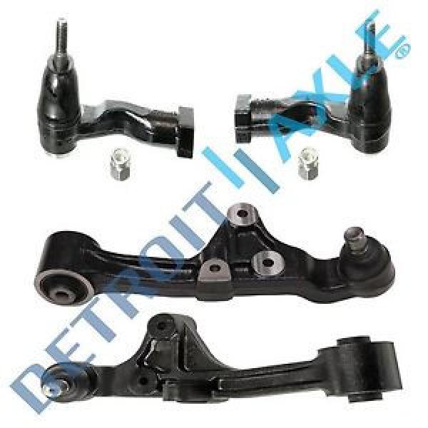 4pc Kit (2) Front Lower Control Arm (2) Outer Tie Rods for 2002-05 Kia Sedona #1 image