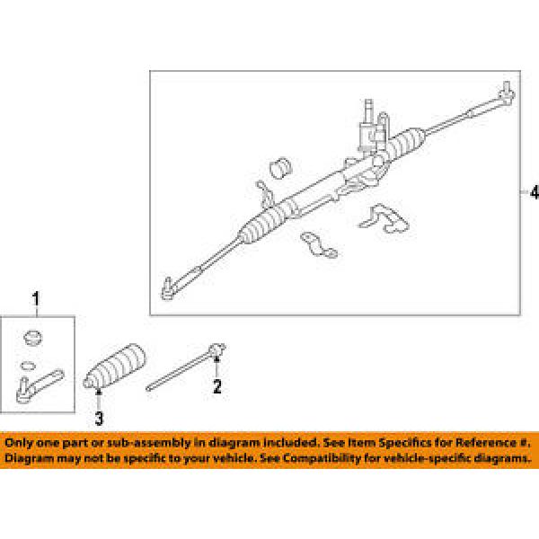 Scion TOYOTA OEM 13-15 FR-S Steering Gear-Inner Tie Rod End SU00300832 #1 image