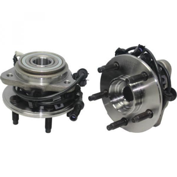 Pair of 2 NEW Front Driver and Passenger Wheel Hub Bearing Assembly w/ ABS 4WD #2 image