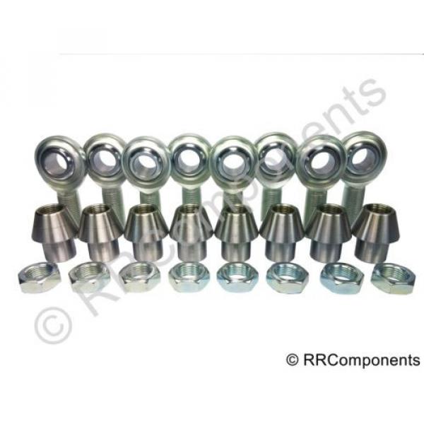 5/8-18 Thread x 5/8 Bore 4-Link Rod End Kit, Heim Joints,  Bung 1-3/8 x .120 #1 image