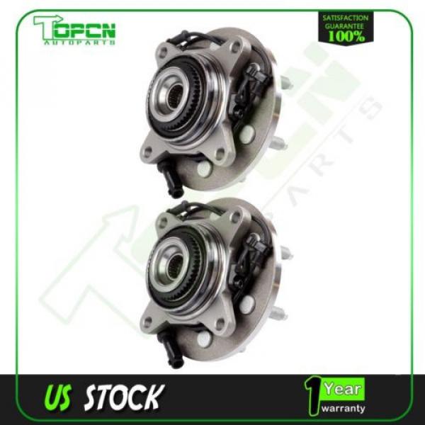 Pair Front New Preminum Wheel Hub and Bearing Assembly Fits Ford Expedition 4WD #1 image