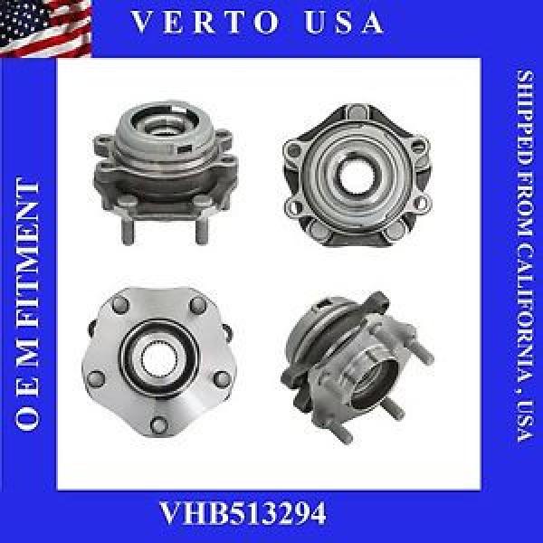 Set Of 2 Wheel Bearings and Hub Assembly Front   fits 07-12 For Nissan Altima #1 image