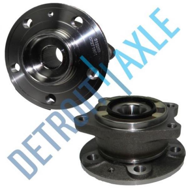 Pair: 2 New REAR Volvo S60 S80 V70 XC70 5Bolt ABS Wheel Hub and Bearing Assembly #1 image