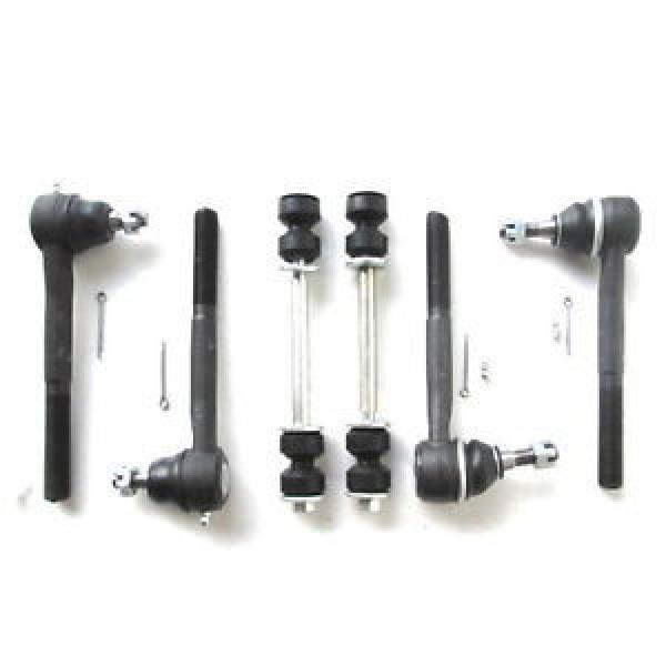 TIE ROD ENDS FRONT INNER &amp; OUTER &amp; SWAY BAR LINK CHEVROLET TAHOE 1995-1999 6PCS #1 image