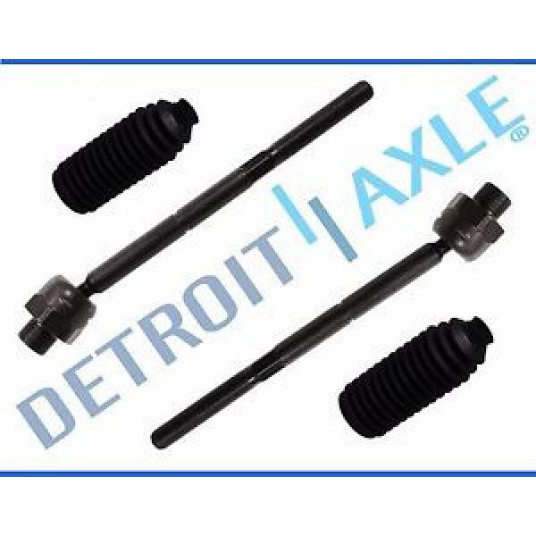 Brand NEW 4pc Front Inner Tie Rod End + Rack &amp; Pinion Boot Kit for Jeep Liberty #1 image