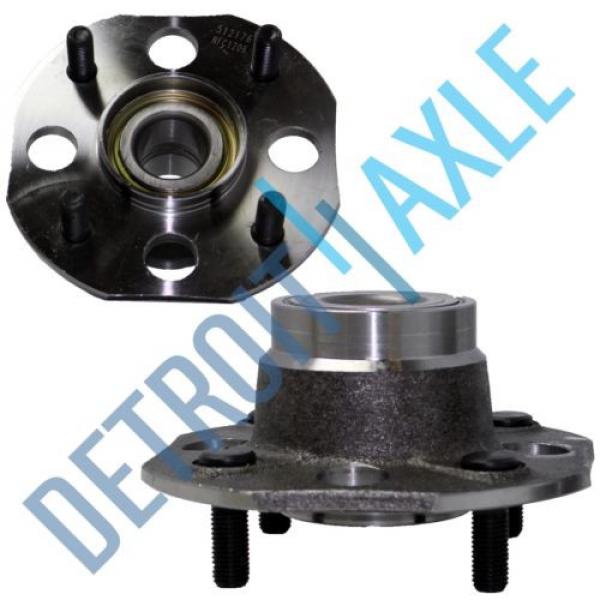 Set of (2) NEW Rear Driver &amp; Passenger Wheel Hub &amp; Bearing Assembly DRUM w/o ABS #1 image