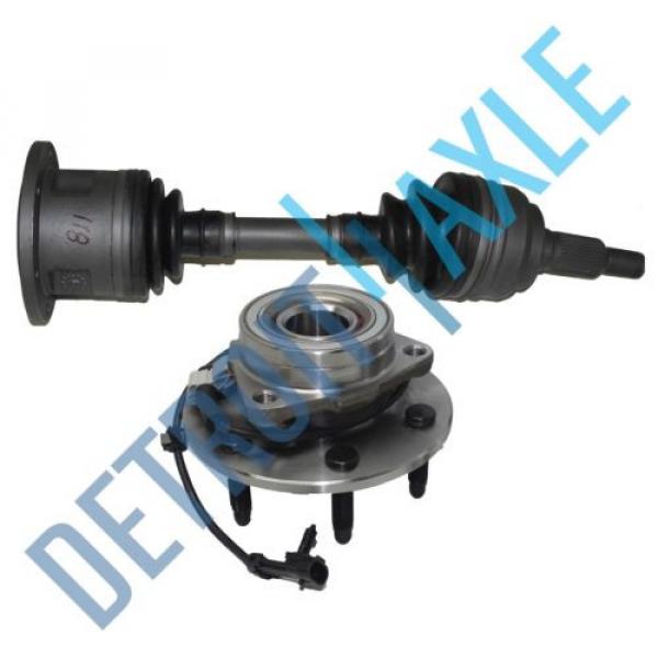 Front CV Axle Drive Shaft + Wheel Hub &amp; Bearing Assembly w/ ABS 6 lug - 4WD 4X4 #1 image