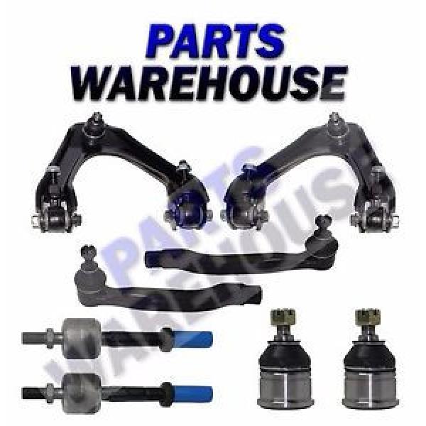 8 Piece Kit Front Upper Control Arm And Ball Joint Inner Outer Tie Rod Ends L... #1 image