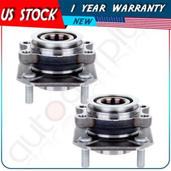 Pair Set Of 2 New Brand 513297 Front Wheel Hub Bearing Assembly 4 Lug 2.0L #1 image