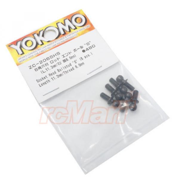 Yokomo Hex Socket Rod End Ball S Size Short Neck RC Car Drift Touring #ZC-206SHS #2 image