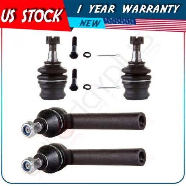 Suspension 2 Lower Ball Joint 2 Outer Tie Rod Ends for 1993-2014 Subaru Legacy #1 image