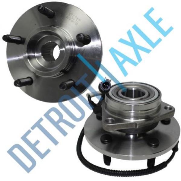 2 NEW Front (Left and Right) Ford Lincoln WHEEL HUB BEARING ASSEMBLY 5 LUG ABS #1 image