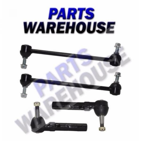 4Pc Tie Rod End Sway Bar Kit - Chevy Malibu/Pontiac G6/Saturn Aura 04-09 1Y Wrty #1 image