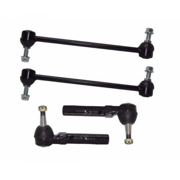 4Pc Tie Rod End Sway Bar Kit - Chevy Malibu/Pontiac G6/Saturn Aura 04-09 1Y Wrty #2 image