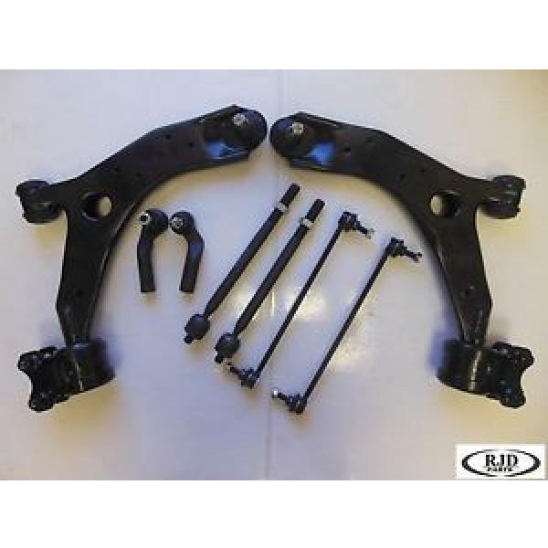 Fits Mazda 2 Lower Control Arms 2 Inner 2 Outer Tie Rod Ends 2 Front Sway Bars #1 image