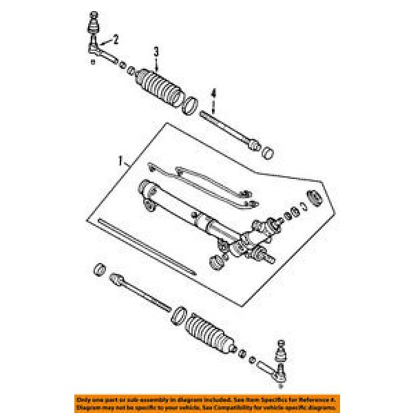 GM OEM Steering Gear-Inner Tie Rod End 88967176 #1 image