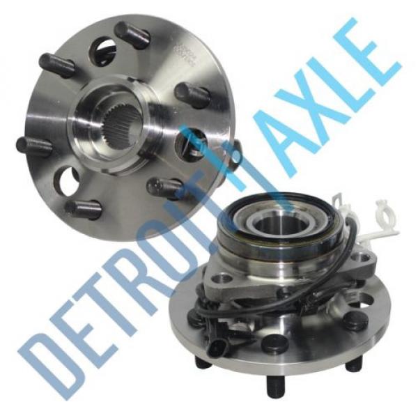 2 New Front GMC Chevy Cadillac ABS 4WD 6 Bolt Wheel Hub and Bearing Assembly #1 image