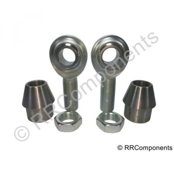 1/2-20 Thread x 1/2 Bore, Panhard Bar Heim Joints Rod End Kit, Bung 1-1/8 x .120 #1 image