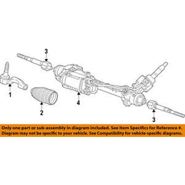 Chevrolet GM OEM 2016 Camaro Steering Gear-Inner Tie Rod End 23170340 #1 image