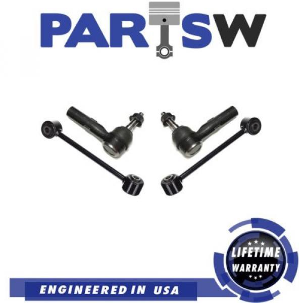 4 Pc Front Suspension Kit for Jeep Commander &amp; Grand Cherokee Outer Tie Rod Ends #1 image