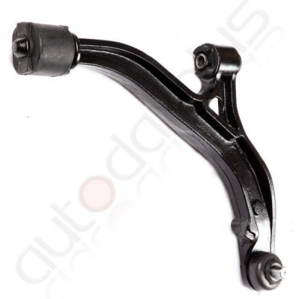 Suspension 2 Control Arm 2 Inner &amp; 2 Outer Tie Rod End for 96-00 Dodge Caravan #3 image