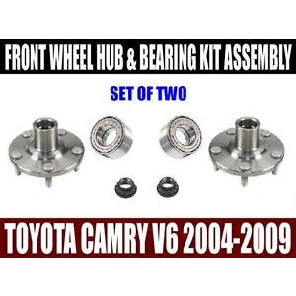 Toyota Camry 3.0L 3.3L 3.5L V6 Front Wheel Hub &amp; Bearing Kit Assembly 2004-2009 #1 image